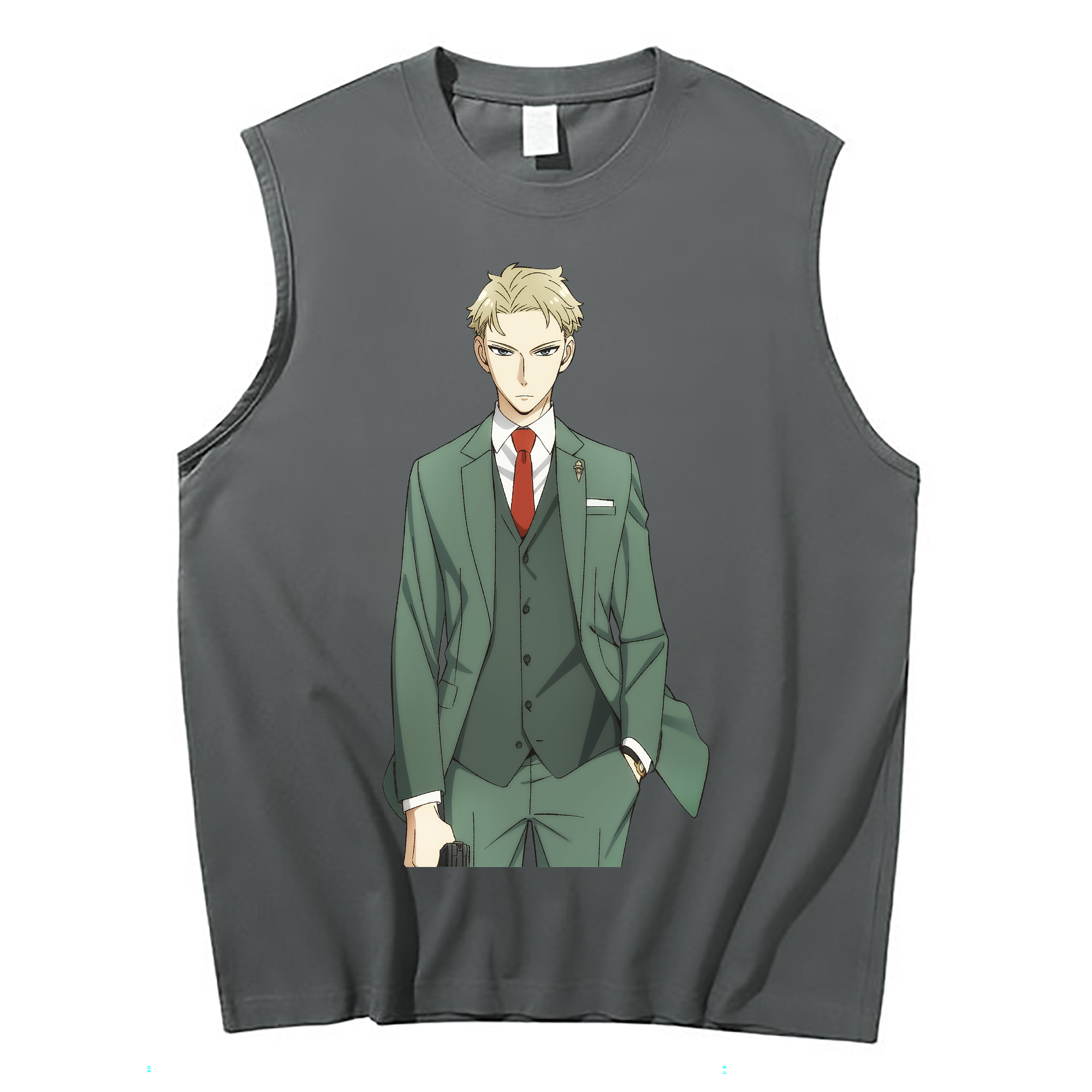 （画像用） SPY×FAMILY间谍家家酒 コットン100％タンクトップ（フロントプリント）